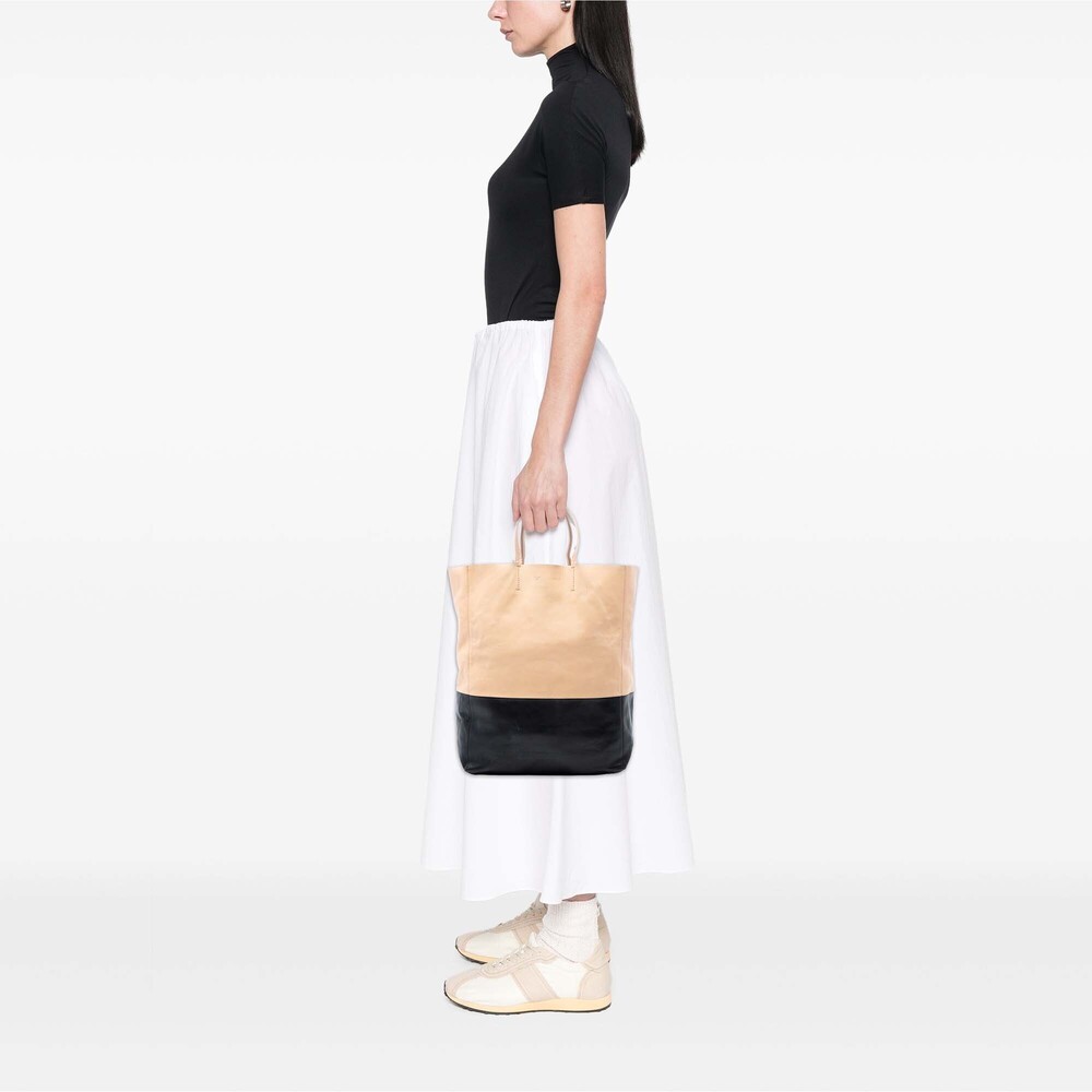 Pre-Loved Celine Bicolor Leather Vertical Cabas Tote - Picture 7 of 7